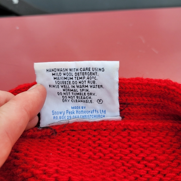 Vintage 90s snowy peak new zealand cardigan sweater women's medium - Picture 5 of 14